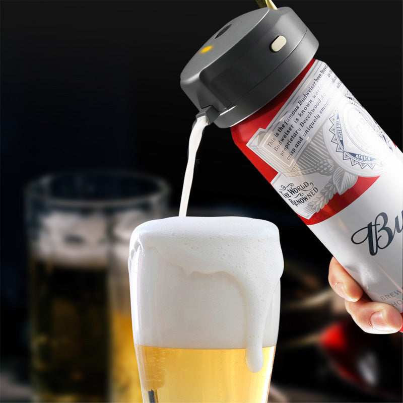 Portable Electric Beer Dispensers 40000 Times Ultrasonic Vibration Special Purpose For Bottled & Canned Beer Foam Machine