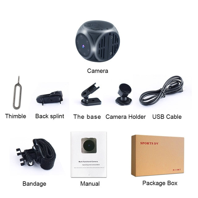 Micro Cam Body Motion Detection Camcorder