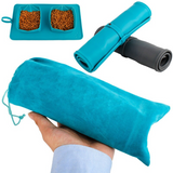 Double Food Bowl for Pets with Travel Bag