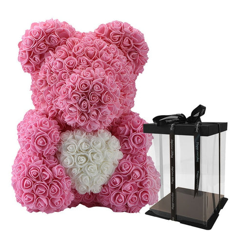 Luxury Rose Teddy Bear or Unicorn