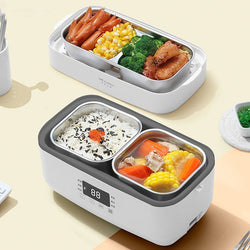 Electric Double Layer Lunch Food Warmer