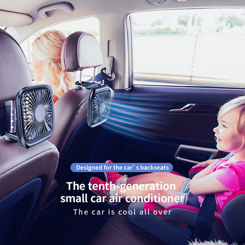 Backseat Cooler - Foldable Car Backseat Cooler Fan
