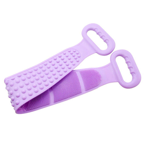 Back Scrubber Double Sided Silicone Wash Towel
