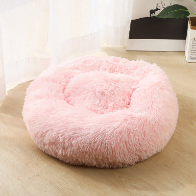 Pet Round Plush Cat Bed Matress
