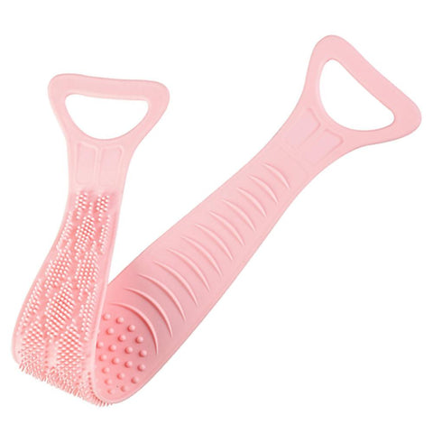 Back Scrubber Double Sided Silicone Wash Towel