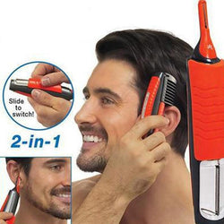 Man Beard Hair Remover 2 in 1 Shaver Grooming Hair Trimmer