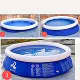 The Original Easy Set Outdoor Swimming Inflatable Ring  Pool