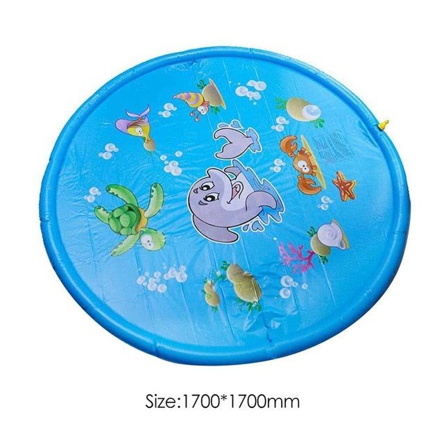 3-in-1 Outdoor Sprinkler for Kids Inflatable Splash Pad