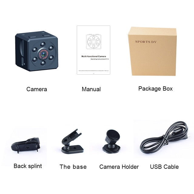 Micro Cam Body Motion Detection Camcorder
